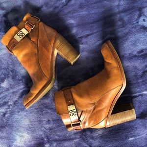 Coach Heeled Ankle Booties